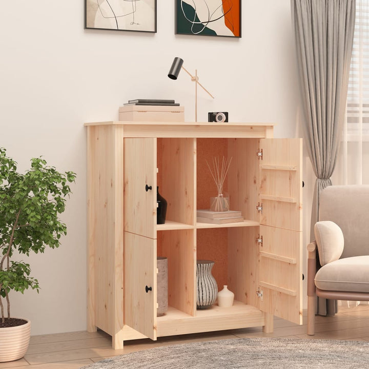 skænk 83x41,5x100 cm massivt fyrretræ