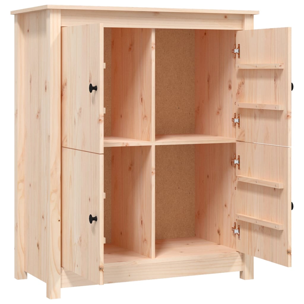 skænk 83x41,5x100 cm massivt fyrretræ