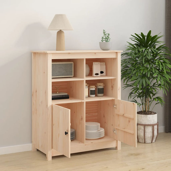 skænk 83x41,5x100 cm massivt fyrretræ