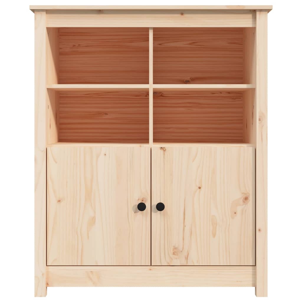 skænk 83x41,5x100 cm massivt fyrretræ