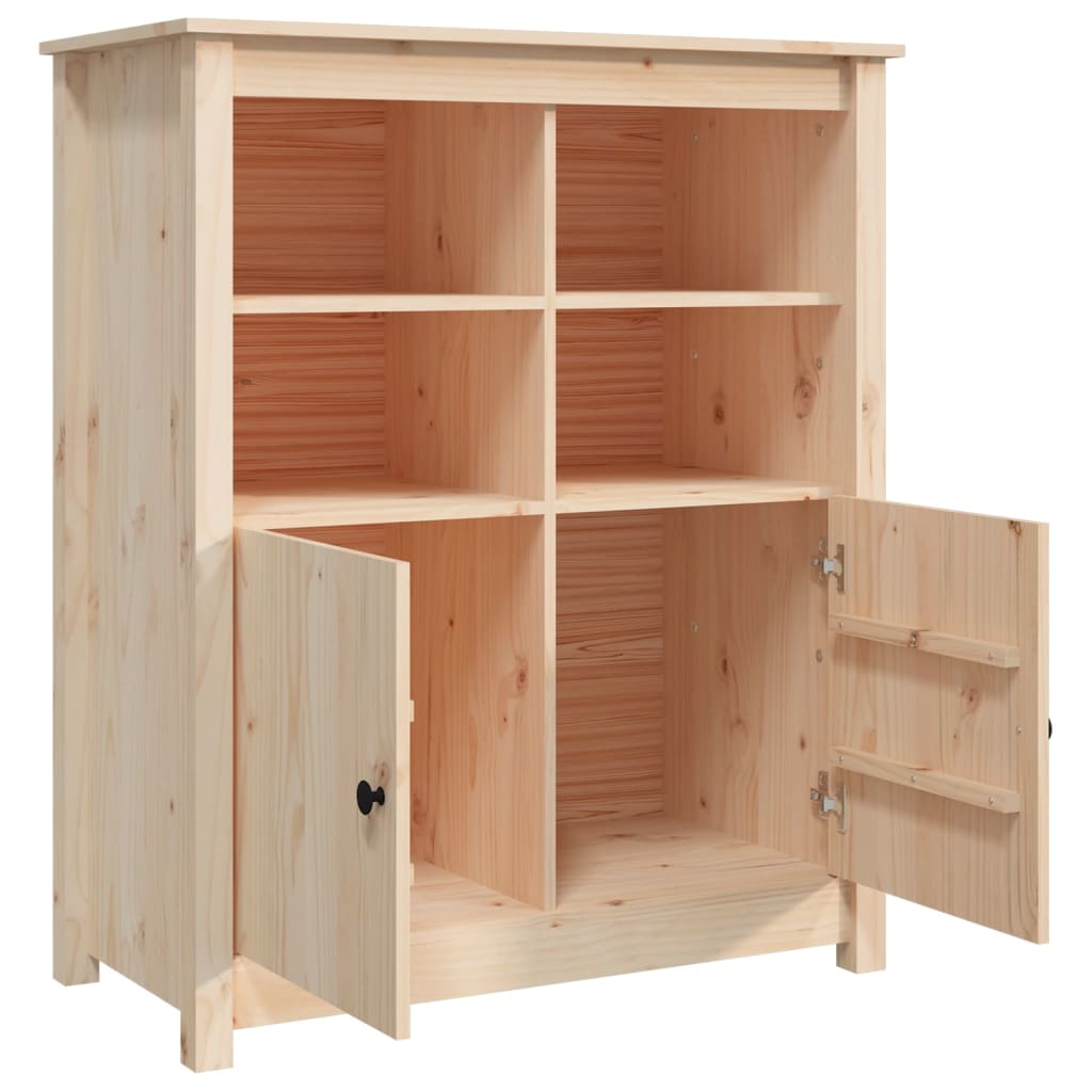 skænk 83x41,5x100 cm massivt fyrretræ