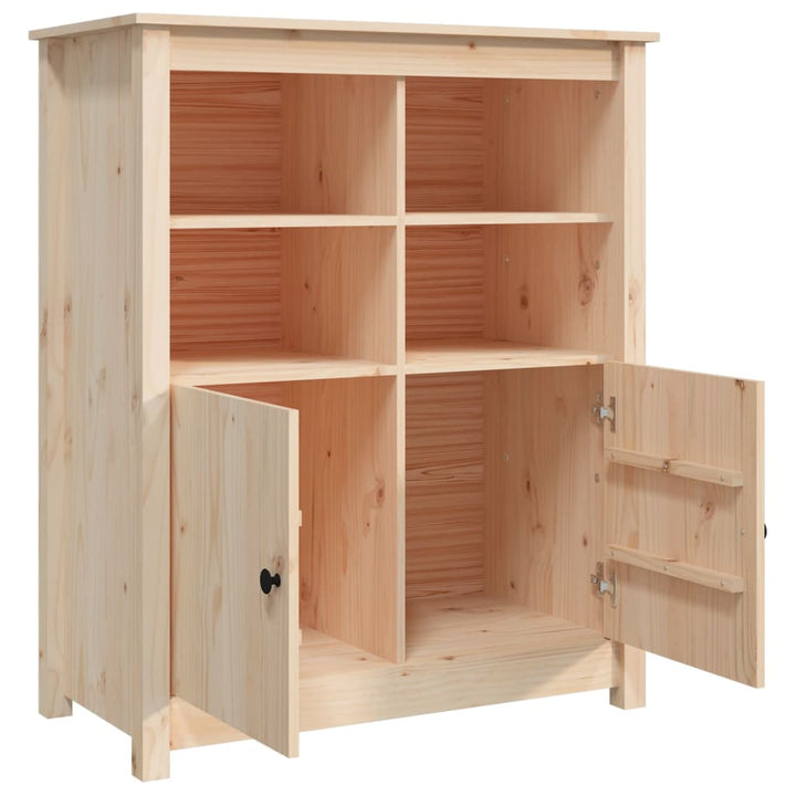 skænk 83x41,5x100 cm massivt fyrretræ