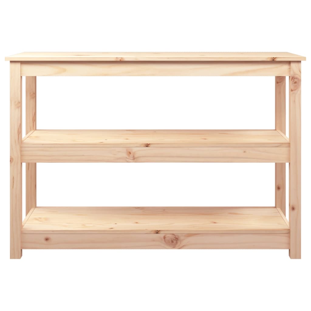 konsolbord 110x40x74 cm massivt fyrretræ