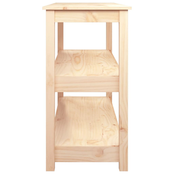 konsolbord 110x40x74 cm massivt fyrretræ