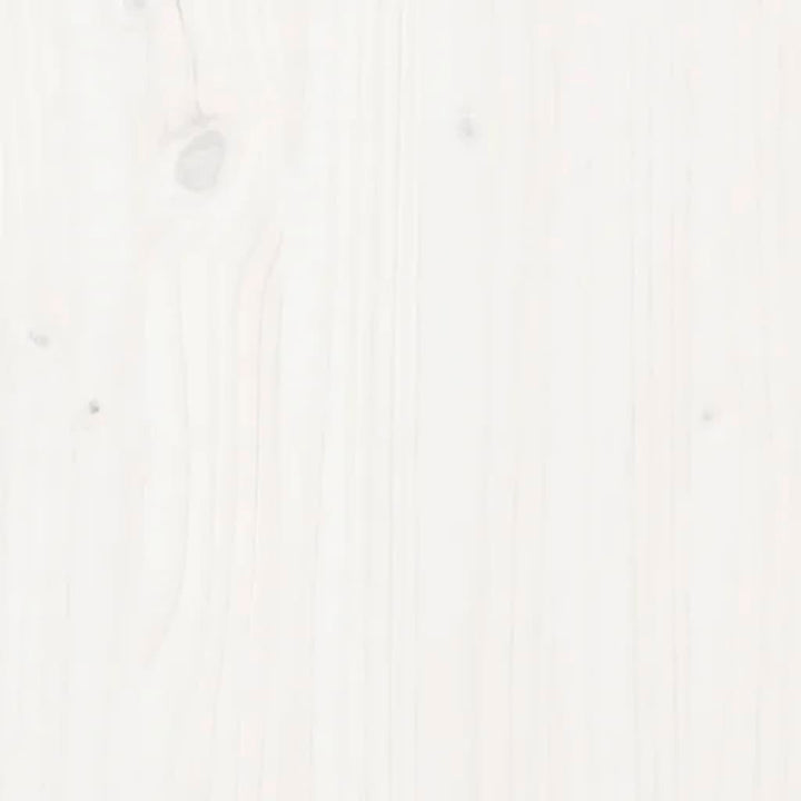 bogreol 50x35x97 cm massivt fyrretræ hvid