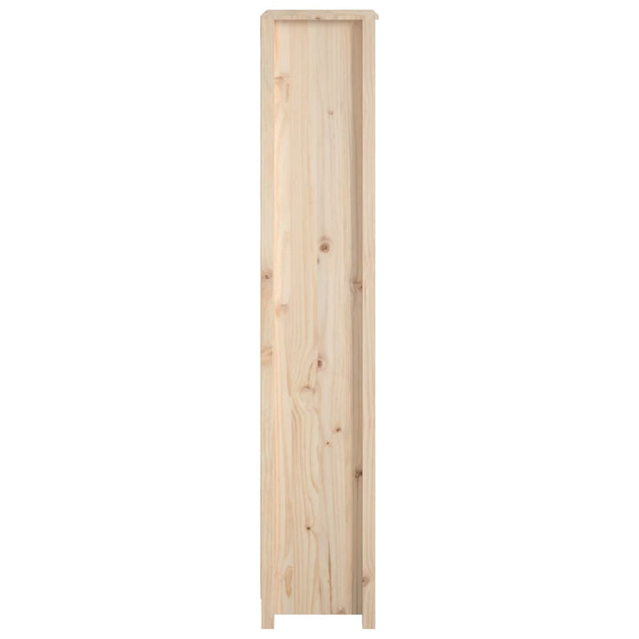 bogreol 50x35x183 cm massivt fyrretræ