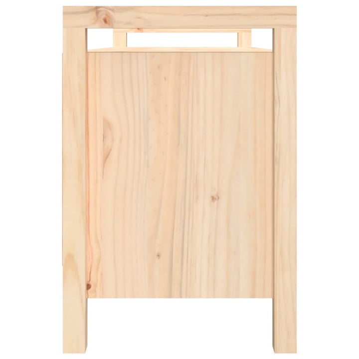 entrébænk 110x40x60 cm massivt fyrretræ