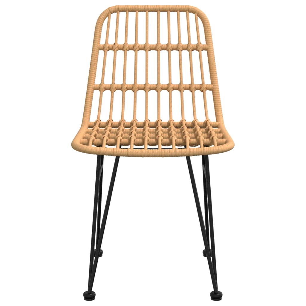 havestole 2 stk. 48x62x84 cm polyrattan