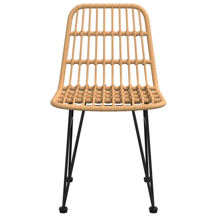 havestole 2 stk. 48x62x84 cm polyrattan
