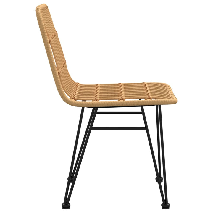 havestole 2 stk. 48x62x84 cm polyrattan