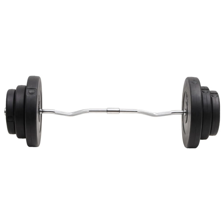 curl-vægtstang med skiver 60 kg