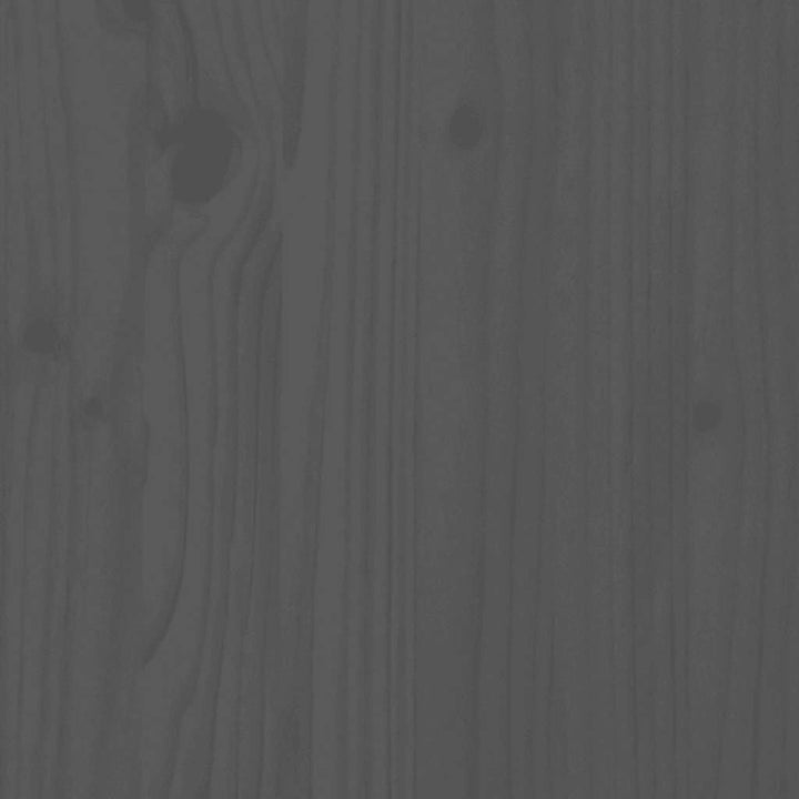 sofabord 100x50x35 cm massivt fyrretræ grå