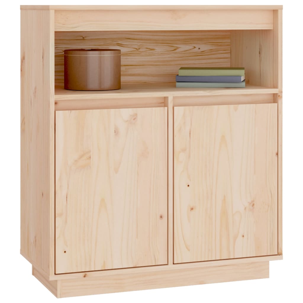 skænk 70x34x80 cm massivt fyrretræ