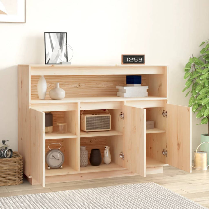 skænk 104,5x34x80 cm massivt fyrretræ