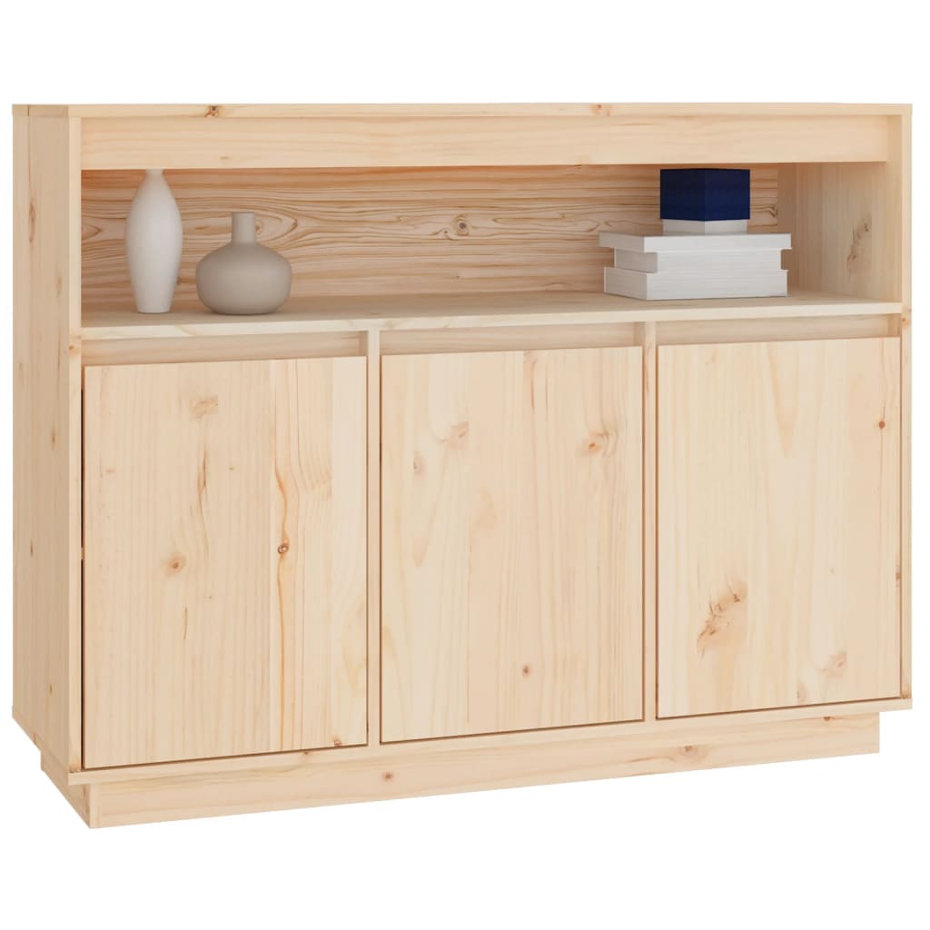 skænk 104,5x34x80 cm massivt fyrretræ