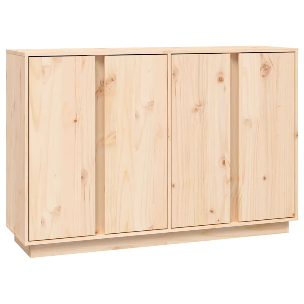 skænk 120x35x80 cm massivt fyrretræ
