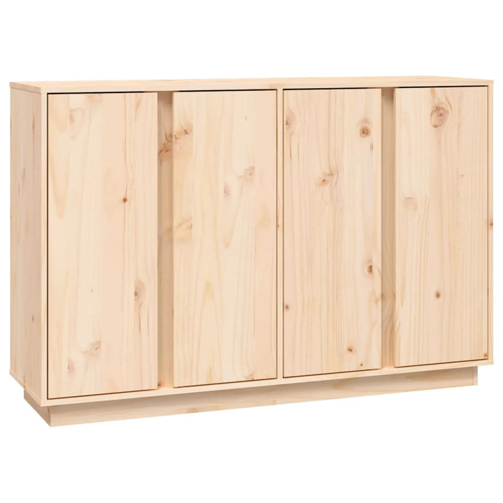 skænk 120x35x80 cm massivt fyrretræ