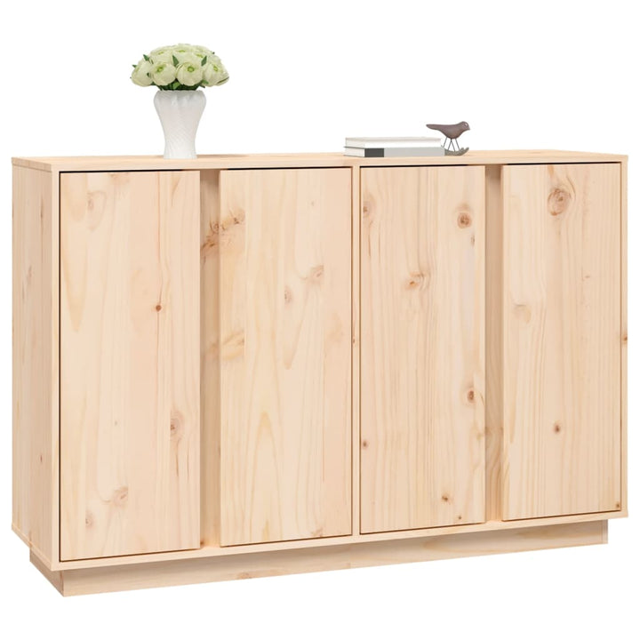 skænk 120x35x80 cm massivt fyrretræ