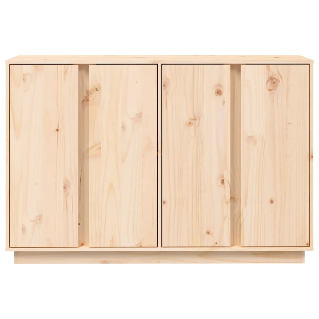 skænk 120x35x80 cm massivt fyrretræ