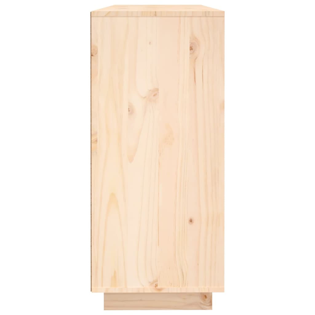 skænk 120x35x80 cm massivt fyrretræ