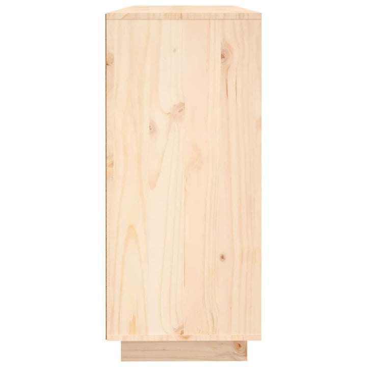 skænk 120x35x80 cm massivt fyrretræ