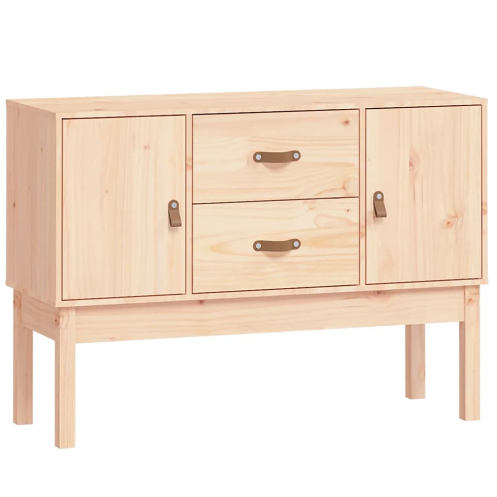 skænk 110x40x78 cm massivt fyrretræ