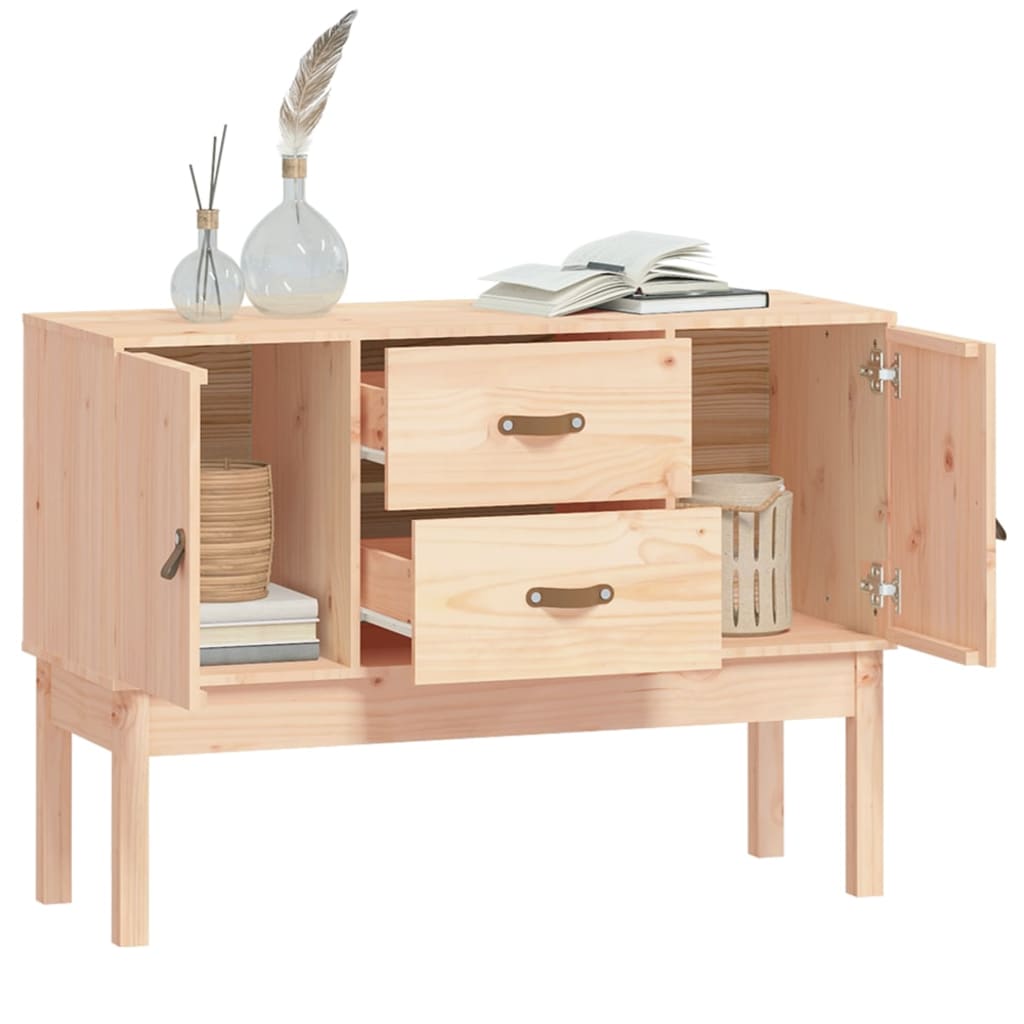 skænk 110x40x78 cm massivt fyrretræ