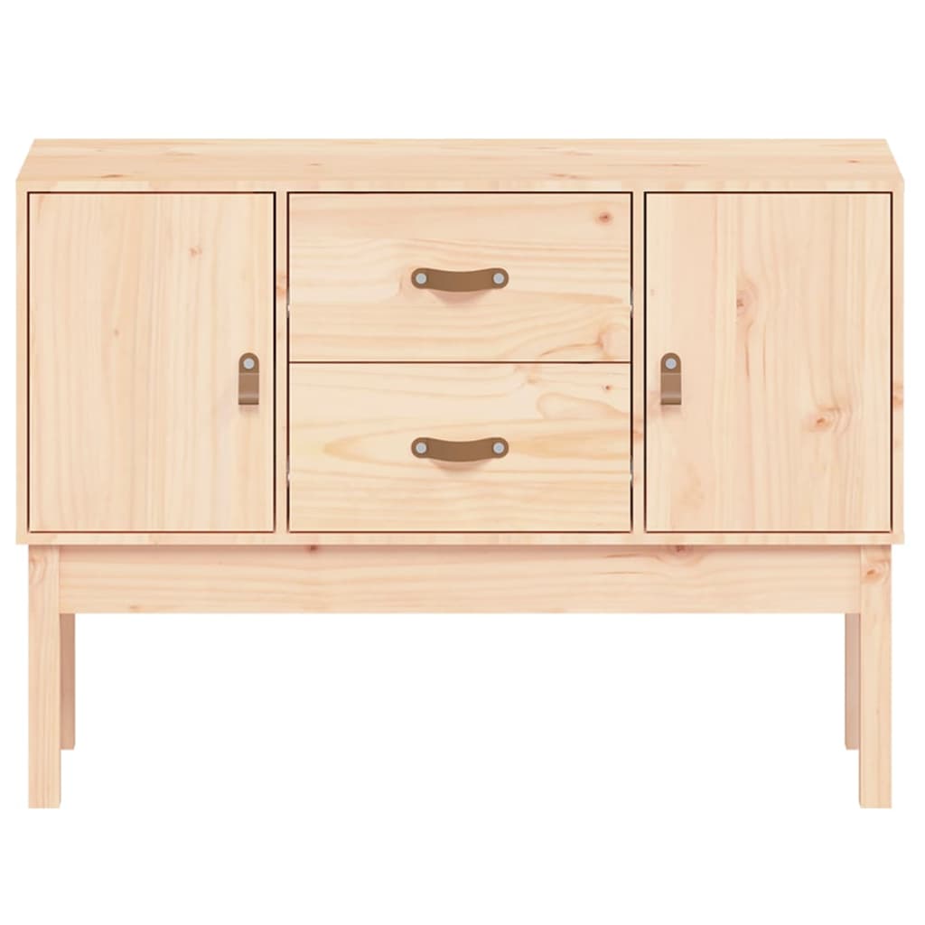 skænk 110x40x78 cm massivt fyrretræ