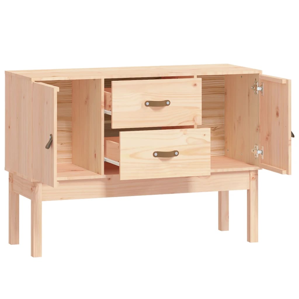 skænk 110x40x78 cm massivt fyrretræ