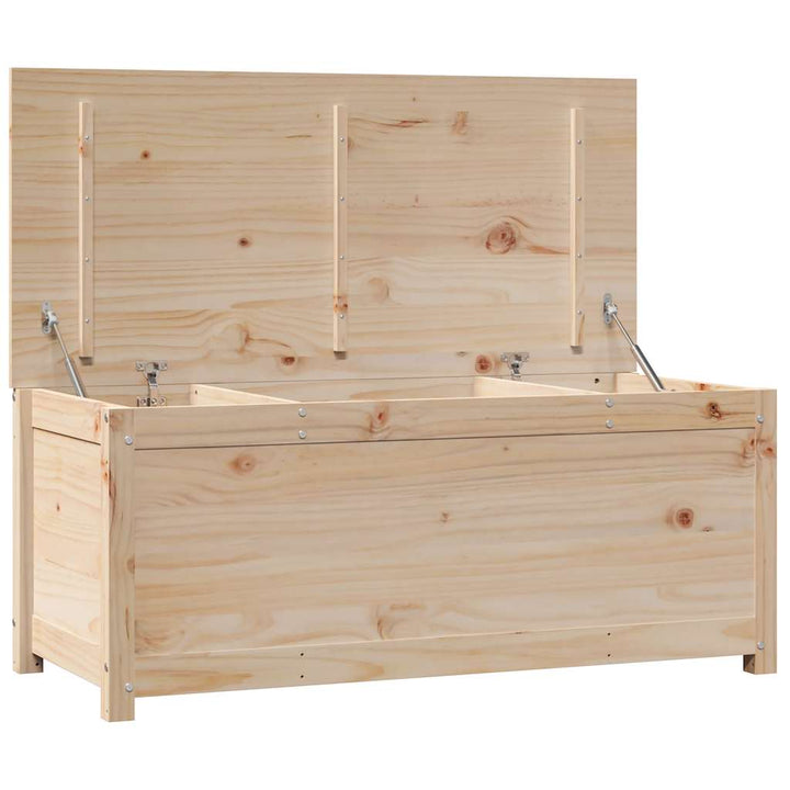 opbevaringskasse 110x50x45,5 cm massivt fyrretræ