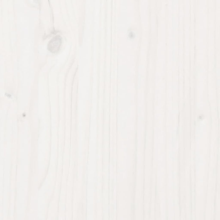 bænk 110x41x76,5 cm massivt fyrretræ hvid