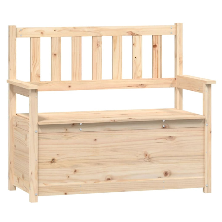 bænk 112,5x51x,5x96,5 cm massivt fyrretræ