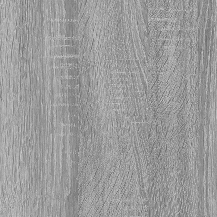 bogreol/tv-skabe 3 dele 180x30x180 cm grå sonoma-eg