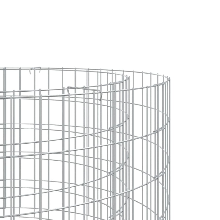 gabion-bålkurv Ø 100 cm galvaniseret jern