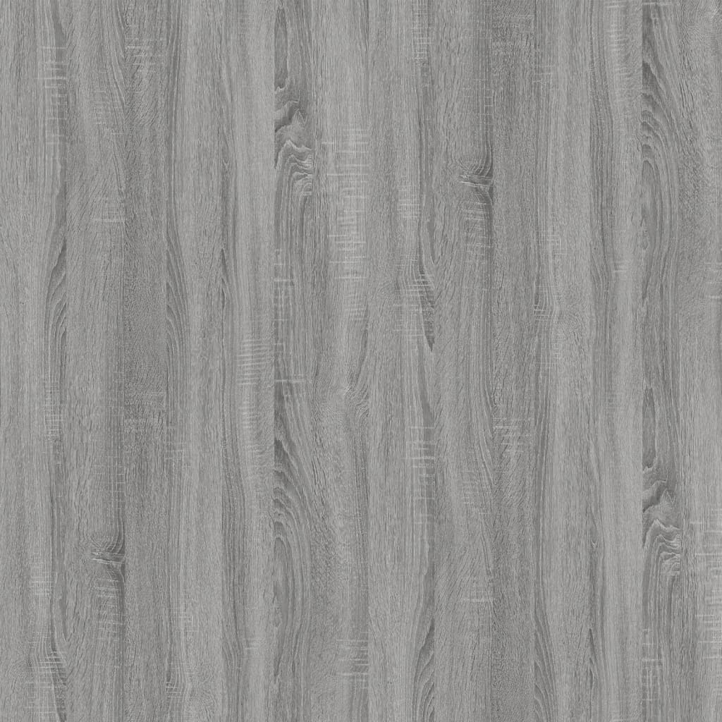 skrivebord 100x49x75 cm konstrueret træ grå sonoma-eg