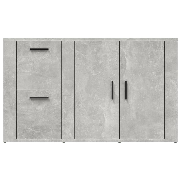 skænk 100x33x59,5 cm konstrueret træ betongrå