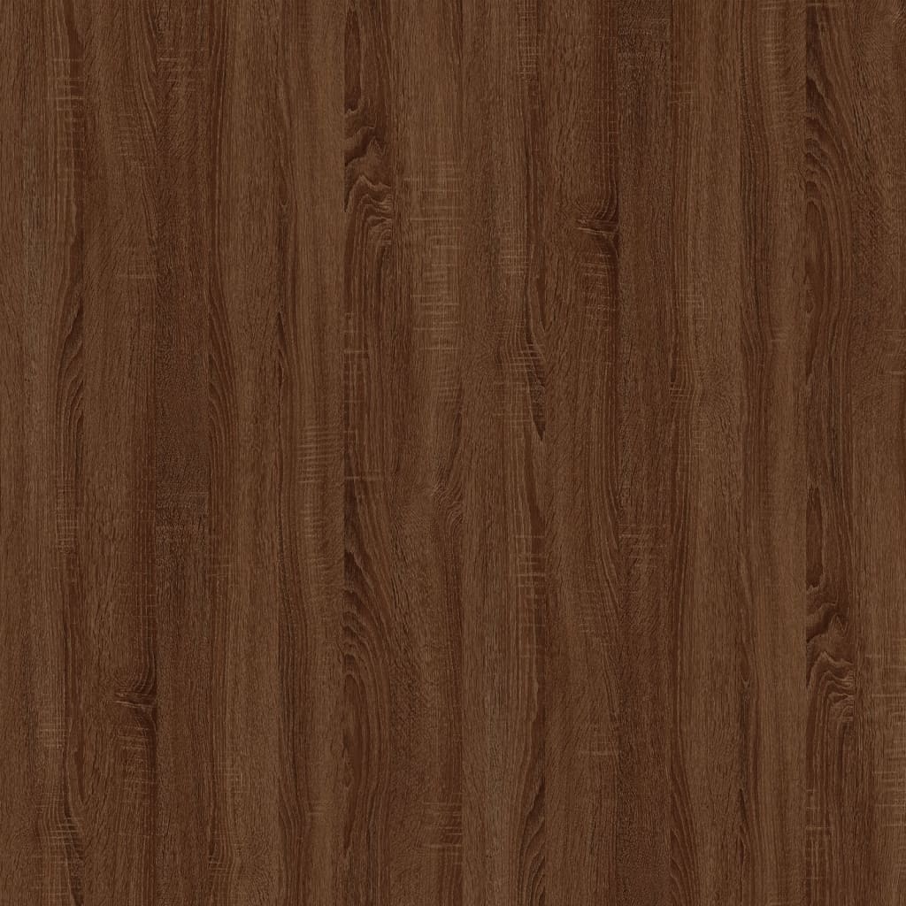 skænk 100x33x59,5 cm konstrueret træ brun egetræsfarve