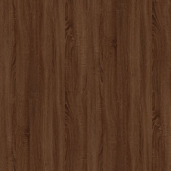 skænk 100x33x59,5 cm konstrueret træ brun egetræsfarve