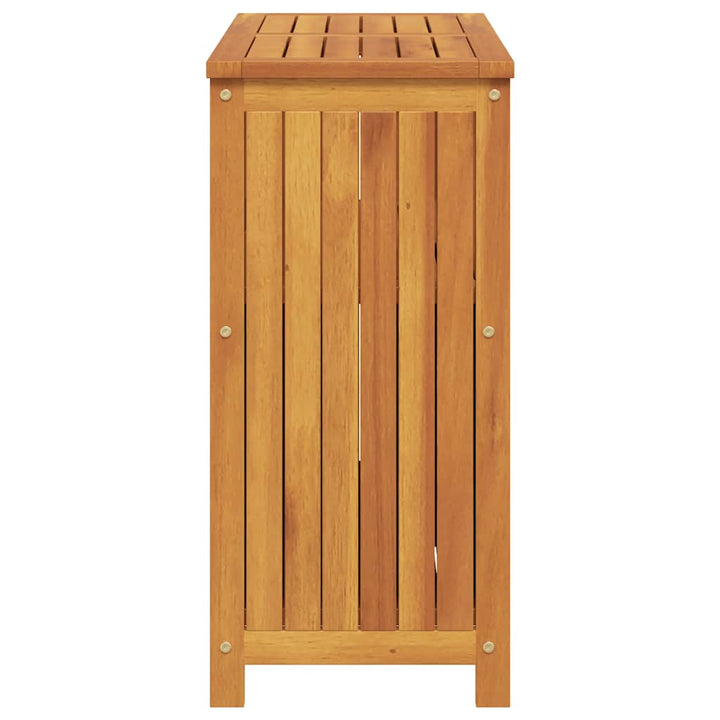 konsolbord til haven 80x35x75 cm massivt akacietræ