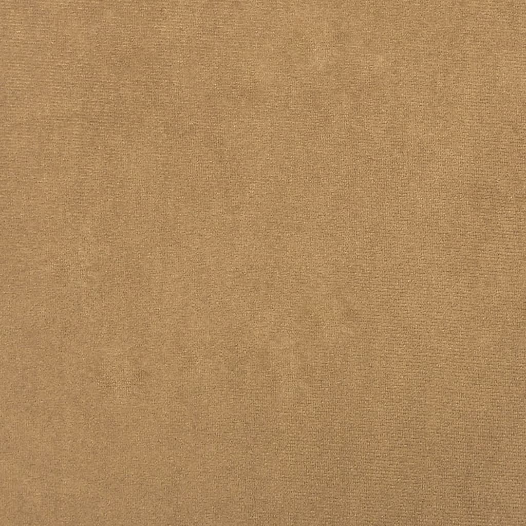 bænk 108x79x79 cm velour brun