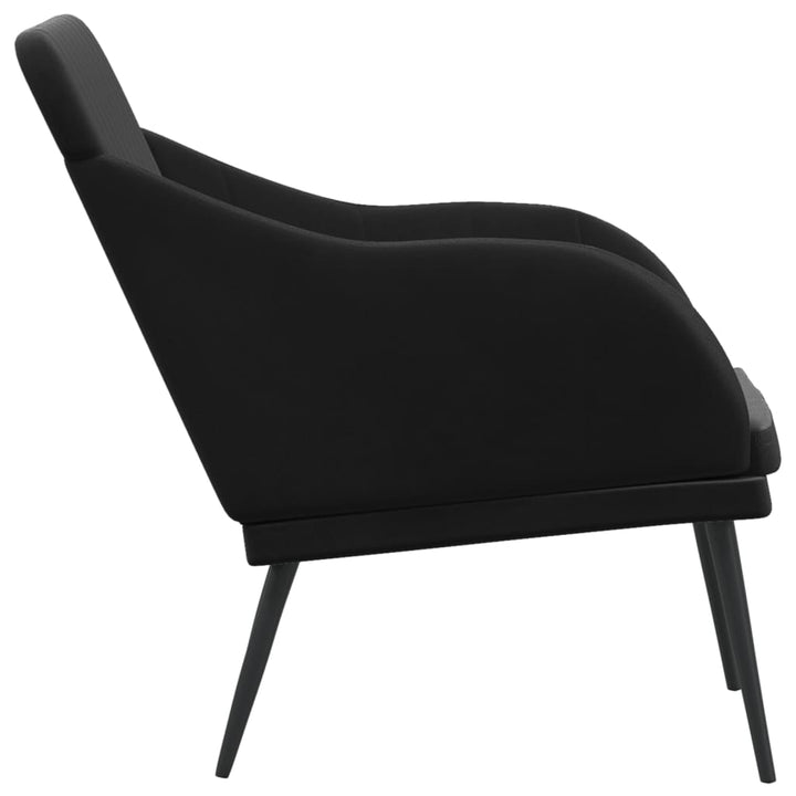 bænk 110x76x80 cm velour sort