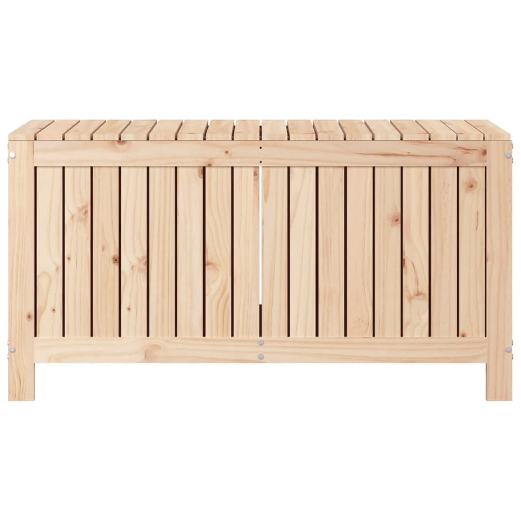 opbevaringskasse til haven 115x49x60 cm massivt fyrretræ