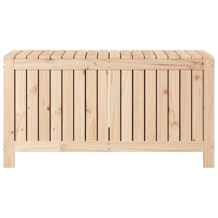 opbevaringskasse til haven 115x49x60 cm massivt fyrretræ