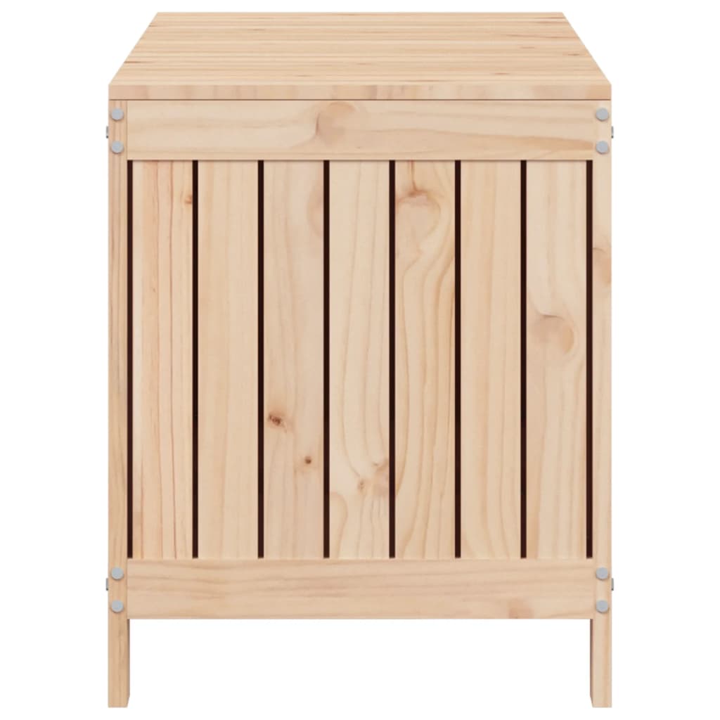 opbevaringskasse til haven 115x49x60 cm massivt fyrretræ