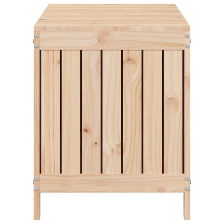 opbevaringskasse til haven 115x49x60 cm massivt fyrretræ