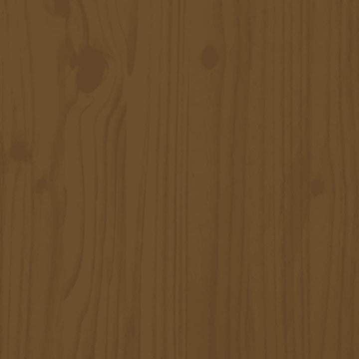havekasse 115x49x60 cm massivt fyrretræ gyldenbrun