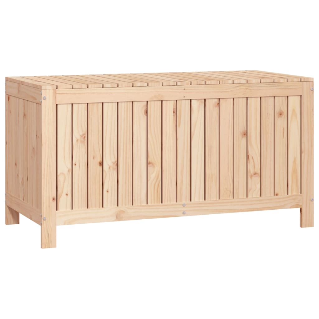 opbevaringskasse til haven 121x55x64 cm massivt fyrretræ