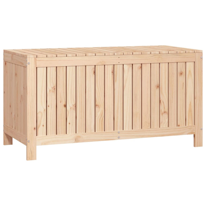 opbevaringskasse til haven 121x55x64 cm massivt fyrretræ