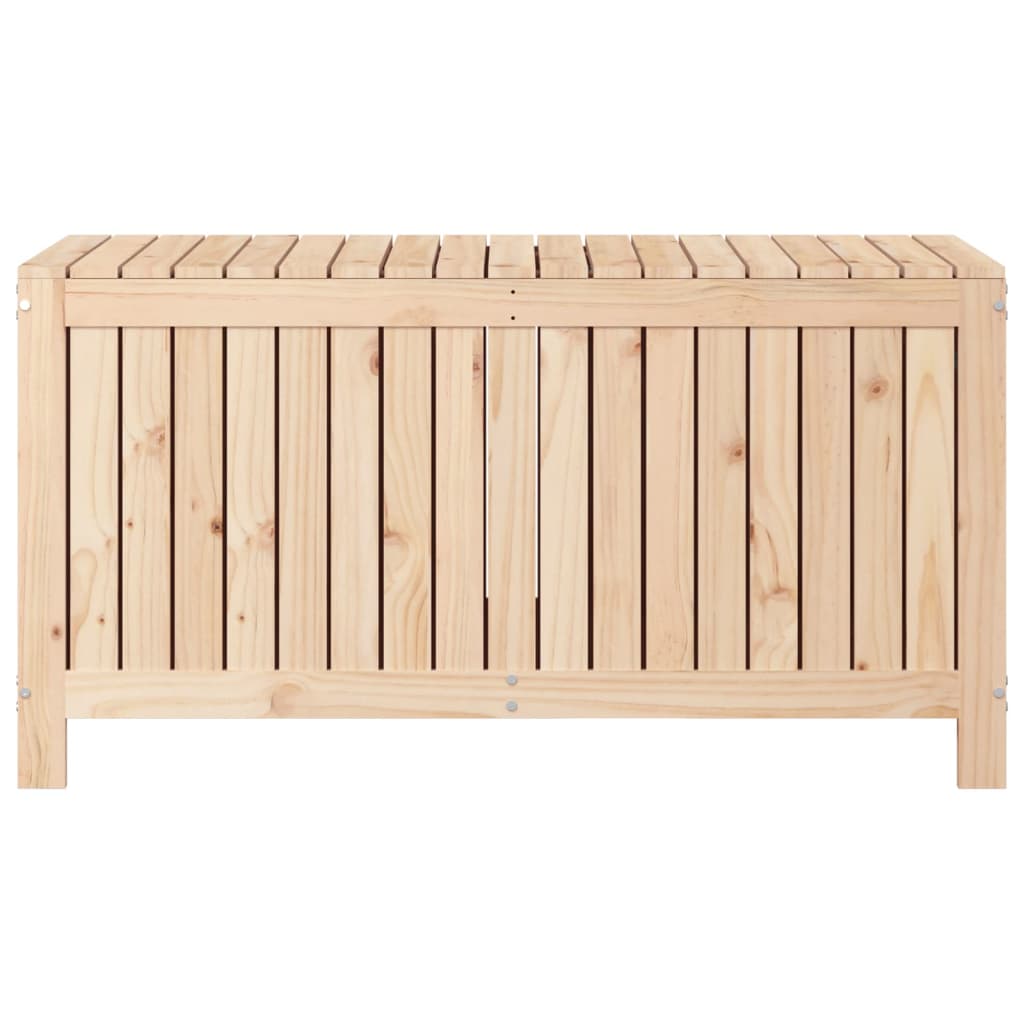 opbevaringskasse til haven 121x55x64 cm massivt fyrretræ