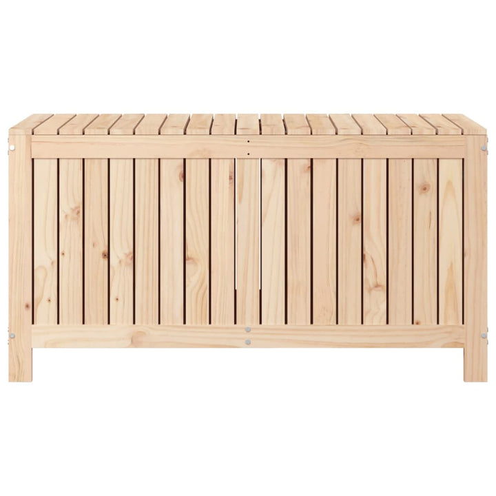 opbevaringskasse til haven 121x55x64 cm massivt fyrretræ